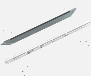 Hillaero SPECTRUM ITS TD FAA certified mountable bracket for Air Ambulance Airmed Helicopter or Fixed Wing Aircraft WITH UNITS SIDE